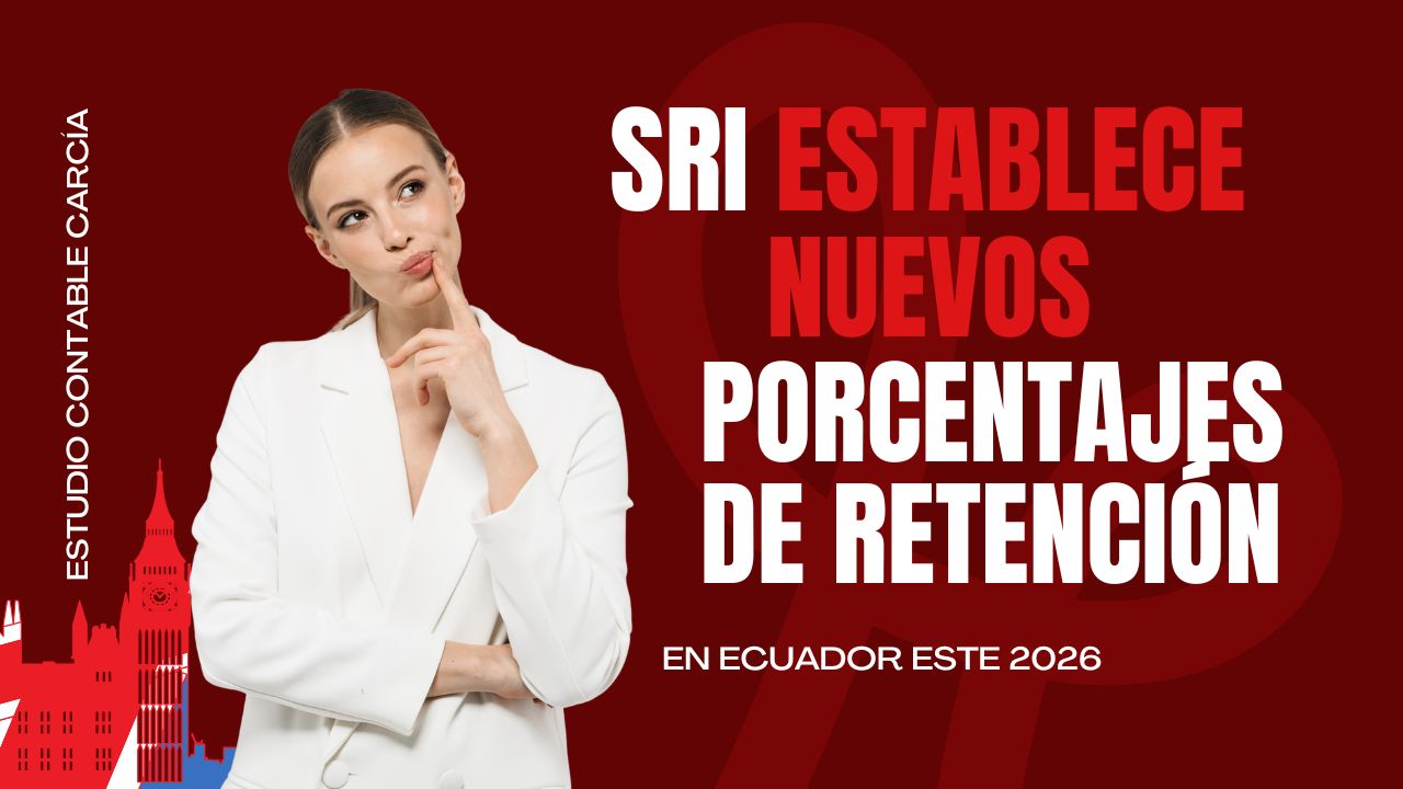 Nuevos porcentajes de retención en la fuente del Impuesto a la Renta en Ecuador